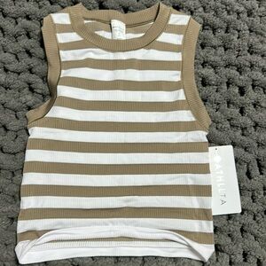 NEW with tags Athleta striped tank top. Size extra small.
